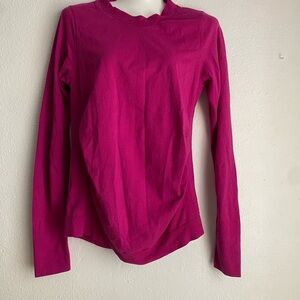 Athleta Women's Fuchsia Long Sleeve Top